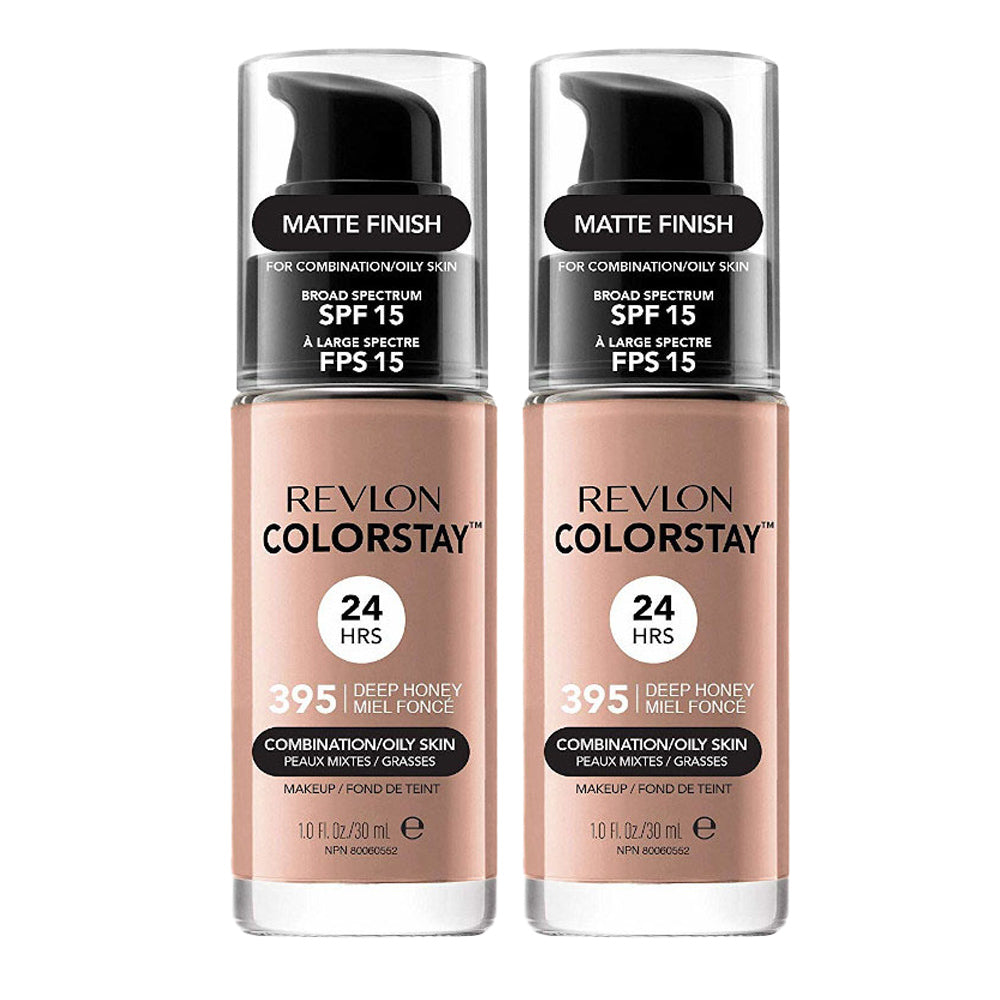 Revlon ColorStay Makeup Combination/ Oily Skin 30ml 395 DEEP HONEY - 2 pack