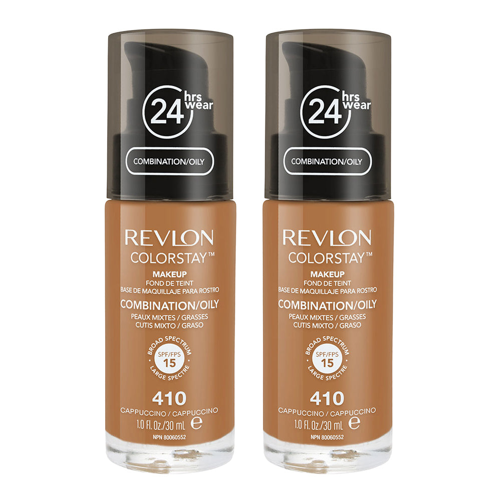 Revlon ColorStay Makeup Combination/ Oily Skin 30ml 410 CAPPUCCINO - 2 pack