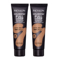 Revlon ColorStay Full Cover Matte Foundation 30ml 390 EARLY TAN - 2 pack