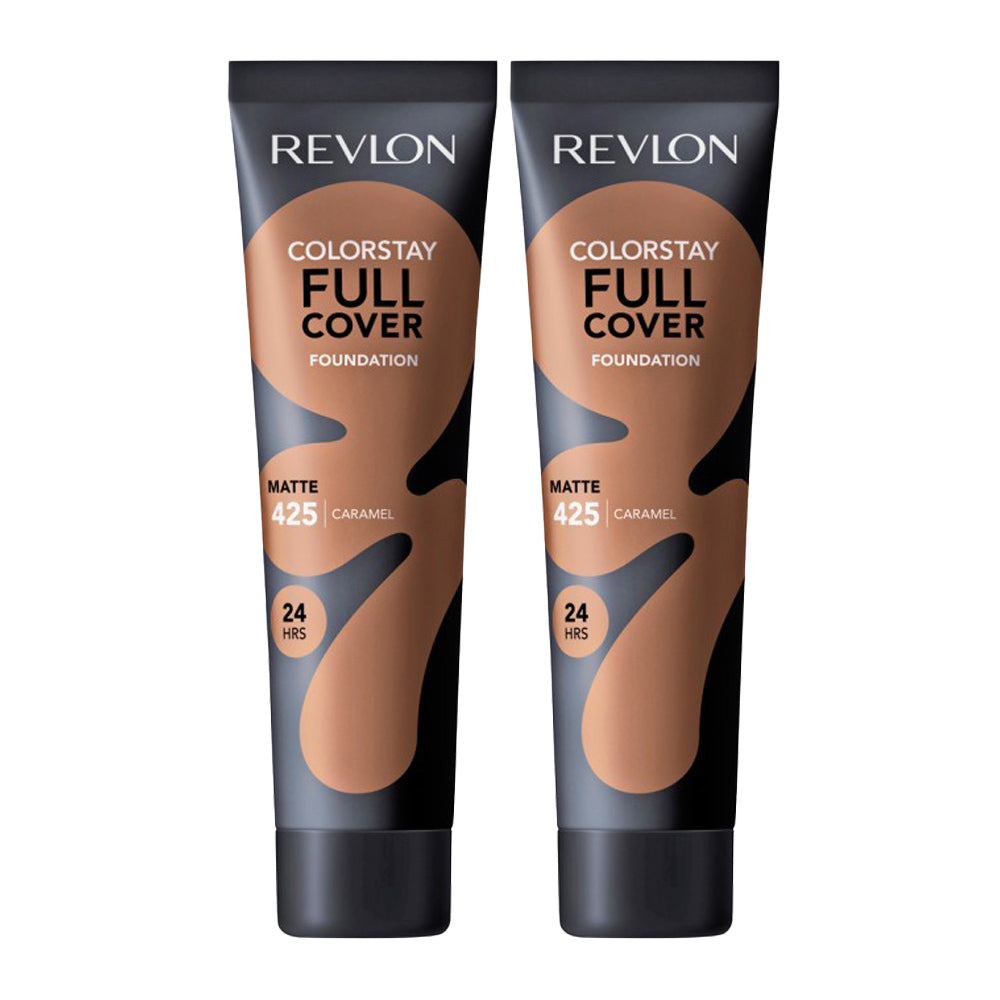 Revlon ColorStay Full Cover Matte Foundation 30ml 425 CARAMEL - 2 pack