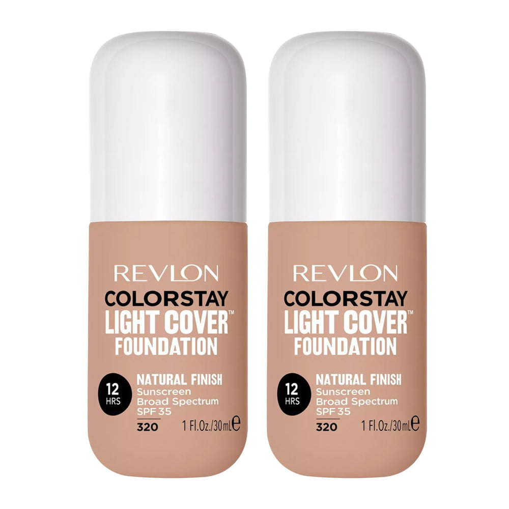 Revlon ColorStay Light Cover Foundation 30ml 320 TRUE BEIGE - 2 pack