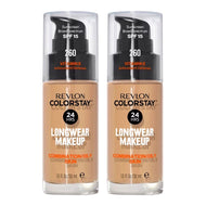 Revlon ColorStay Longwear Makeup Combination/Oily Skin SPF15 30ml 260 LIGHT HONEY - 2 pack