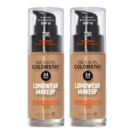 Revlon ColorStay Longwear Makeup Combination/Oily Skin SPF15 30ml 390 RICH MAPLE - 2 pack