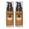 Revlon ColorStay Longwear Makeup Combination/Oily Skin SPF15 30ml 400 CARAMEL - 2 pack