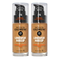Revlon ColorStay Longwear Makeup Combination/Oily Skin SPF15 30ml 370 TOAST - 2 pack