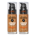 Revlon ColorStay Longwear Makeup Combination/Oily Skin SPF15 30ml 330 NATURAL TAN - 2 pack