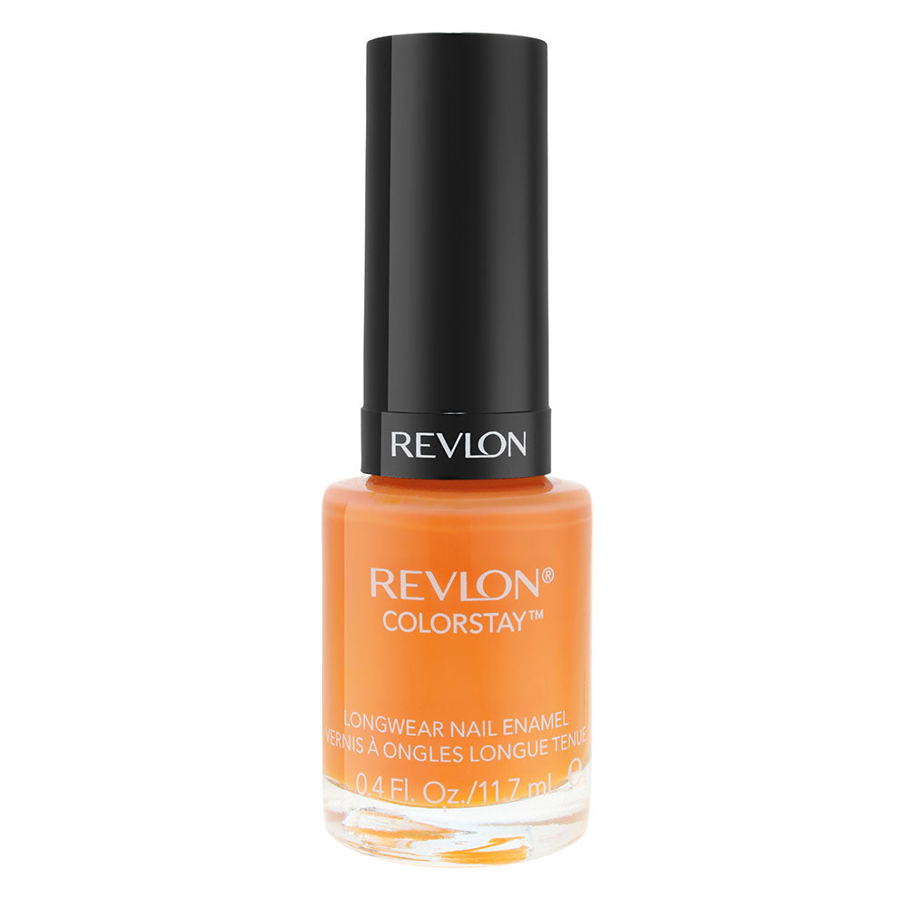 Revlon ColorStay Longwear Nail Enamel 11.7ml 090 SORBET nail polish bottle in sorbet color
