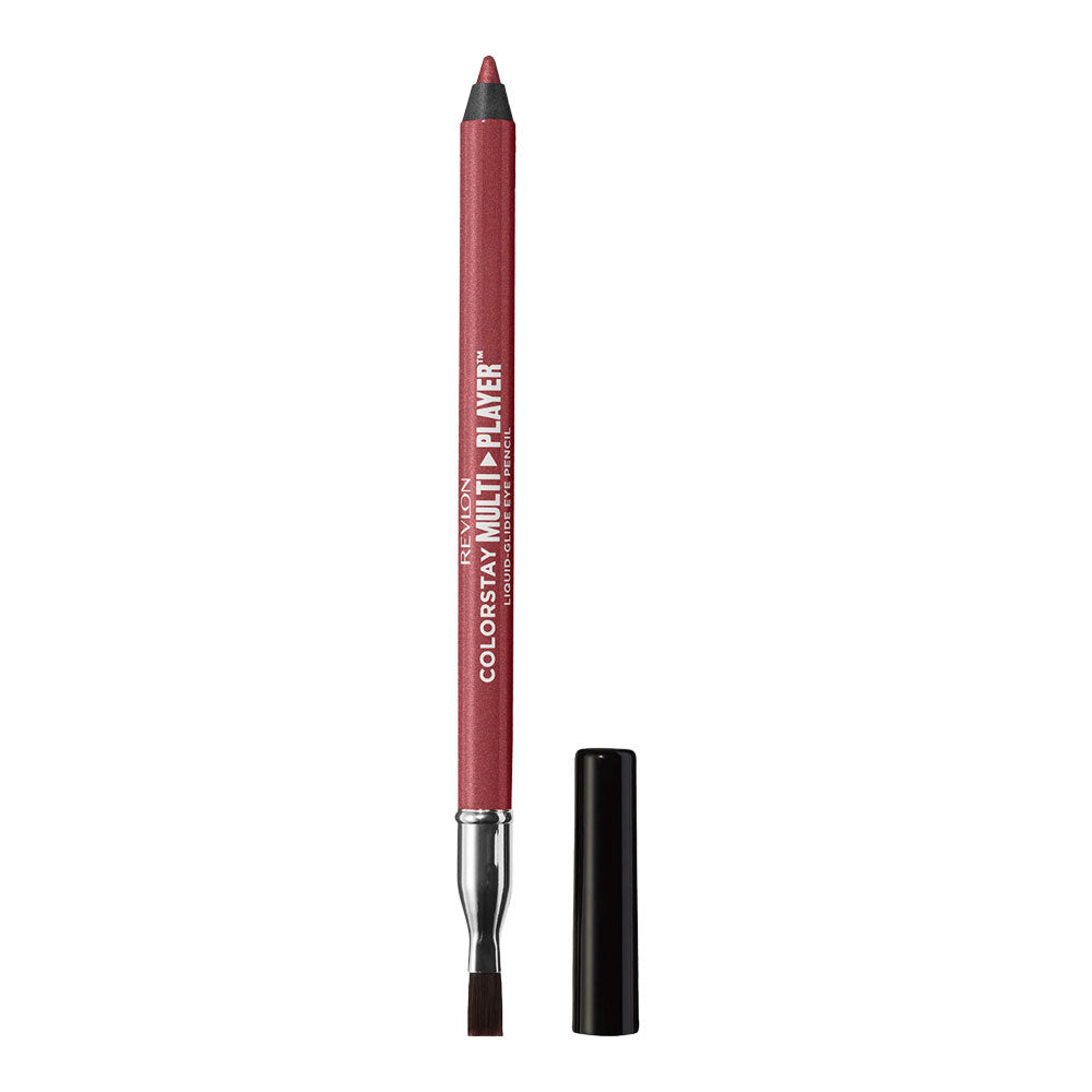 Revlon ColorStay Multi Player Eye Pencil 0.9g 406 Queen Of Hearts lid off – precise longwear eyeliner Cosmetix Australia