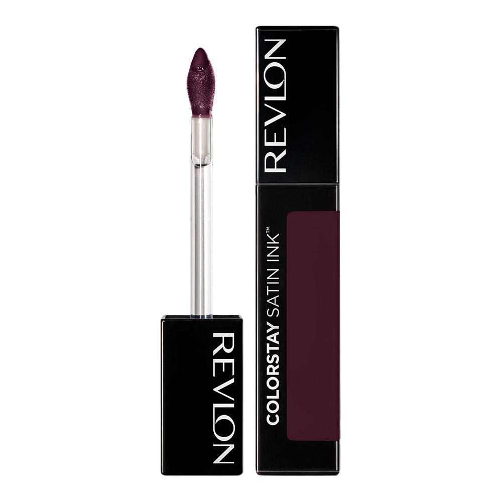Revlon ColorStay Satin Ink 5ml 022 Black Cherry – longwear satin liquid lipstick deep burgundy shade Cosmetix Australia