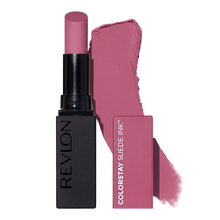 Load image into Gallery viewer, Revlon ColorStay Suede Ink Lipstick 2.55g 009 IN CHARGE swatch
