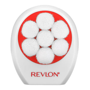 Revlon double sided facial cleansing brush in use