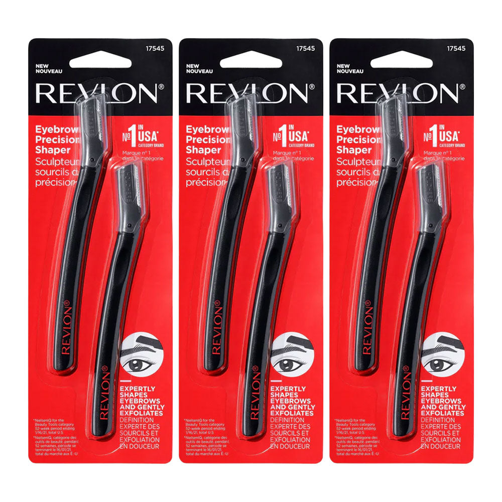 Revlon Eyebrow Precision Shapers 2pc 17545 - 3 pack