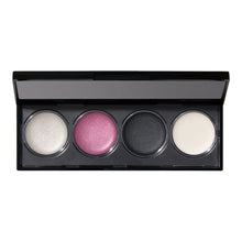 Load image into Gallery viewer, Revlon Illuminance Creme Eye Shadow Palette 711 Black Magic open view, creamy blendable pigments – Cosmetix Australia
