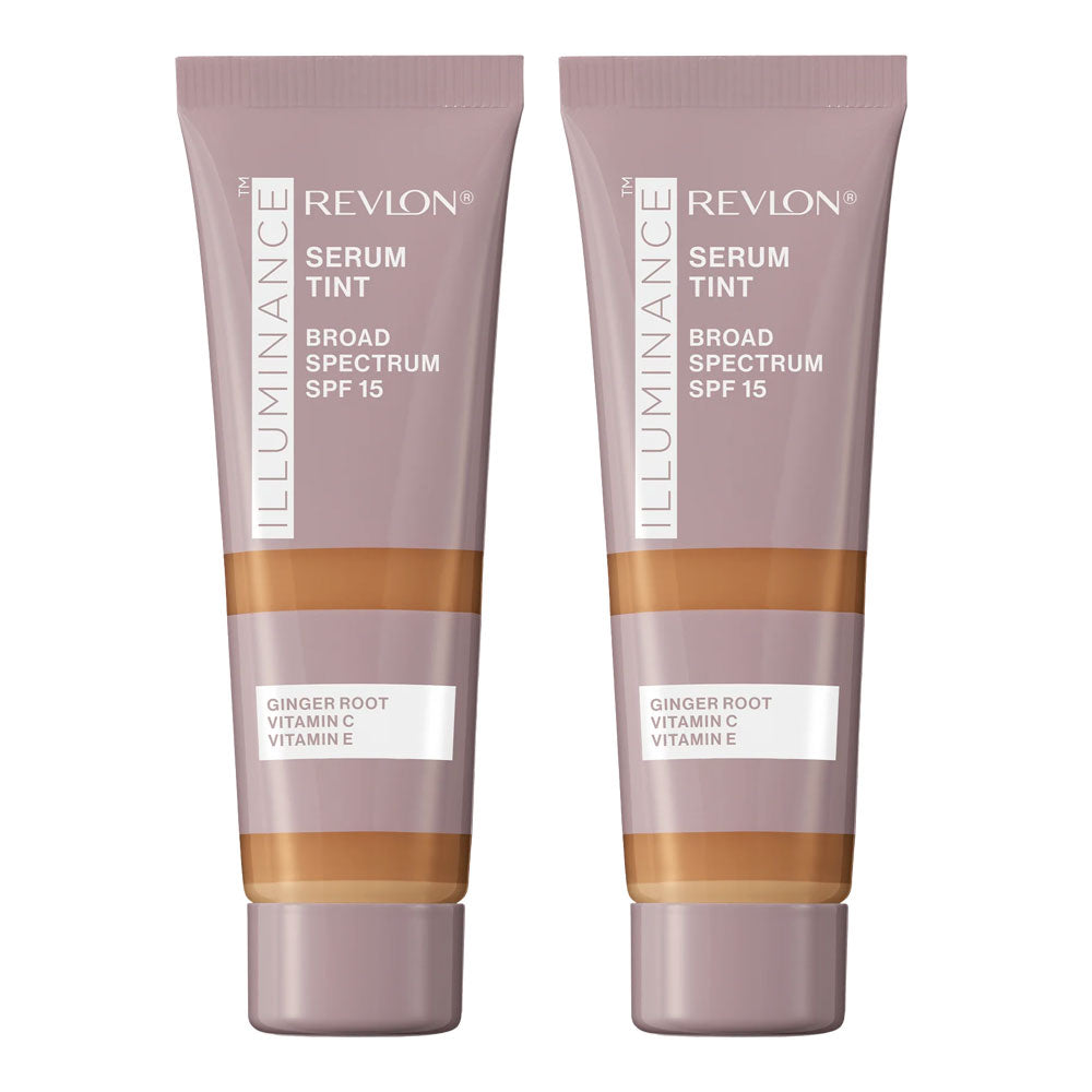 Revlon Illuminance Serum Tint SPF15 30ml 417 WARM CARAMEL - 2 pack