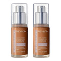 Revlon Illuminance Skin-Caring Foundation 30ml 417 WARM CARAMEL - 2 pack