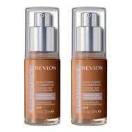Revlon Illuminance Skin-Caring Foundation 30ml 509 SANDALWOOD - 2 pack