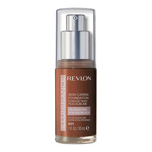 Revlon Illuminance Skin Caring Foundation 30ml 601 SOFT NUTMEG makeup product in Soft Nutmeg shade