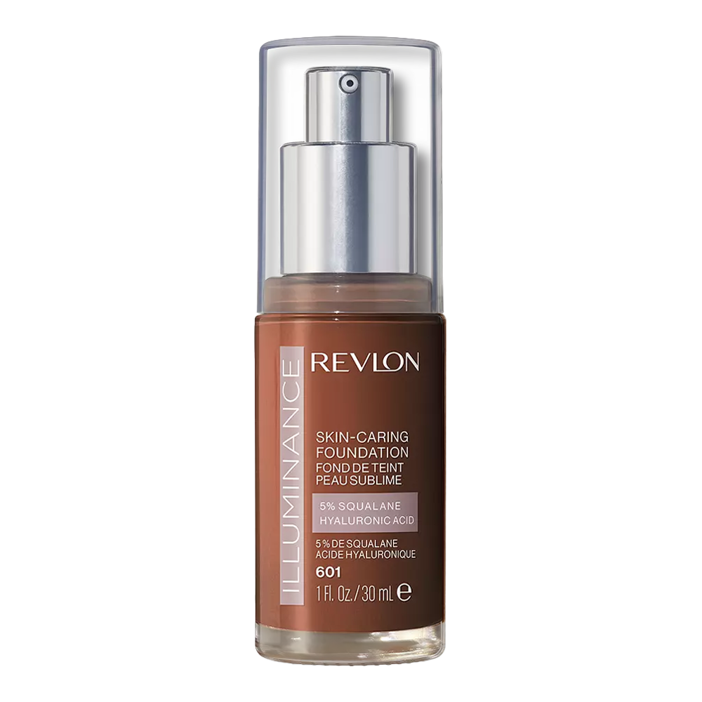 Revlon Illuminance Skin Caring Foundation 30ml 601 SOFT NUTMEG makeup product in Soft Nutmeg shade