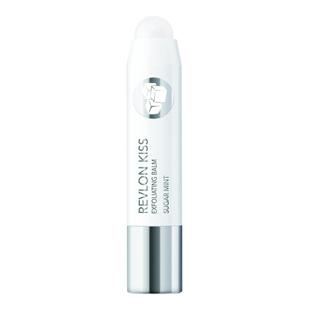 Revlon Kiss Exfoliating Lip Balm 2.6g 111 SUGAR MINT in Sugar Mint flavor, 2.6g size, for gentle exfoliation and hydration