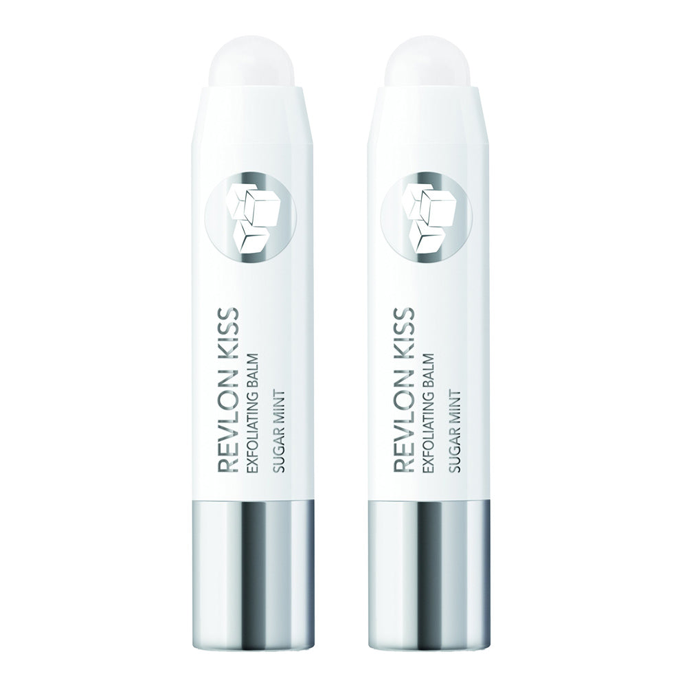 Revlon Kiss Exfoliating Lip Balm 2.6g 111 SUGAR MINT - 2 pack in Sugar Mint flavor, 2 pack, exfoliating lip care