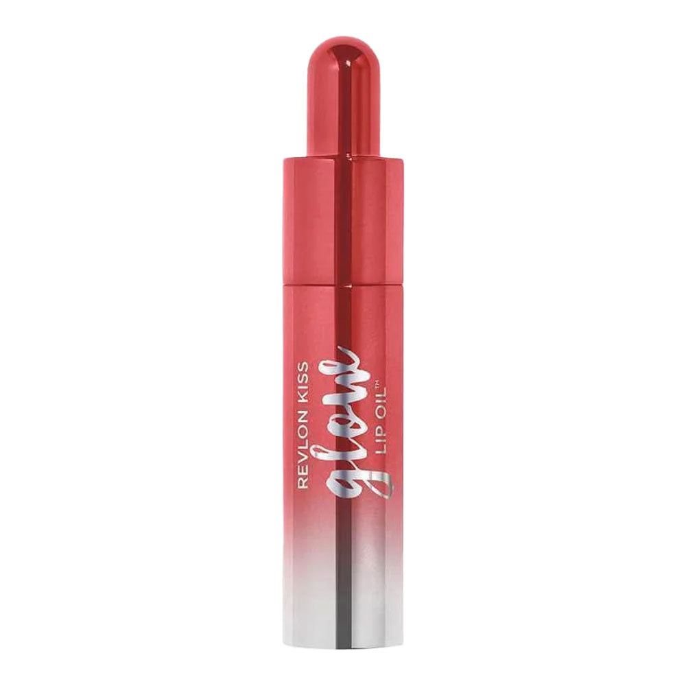 Revlon Kiss Glow Lip Oil 6ml 003 M.V. PEACH makeup product in peach hue