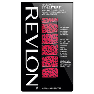 Revlon Nail Art Style Strips LIPS & TIPS nails decals with lips and tips design