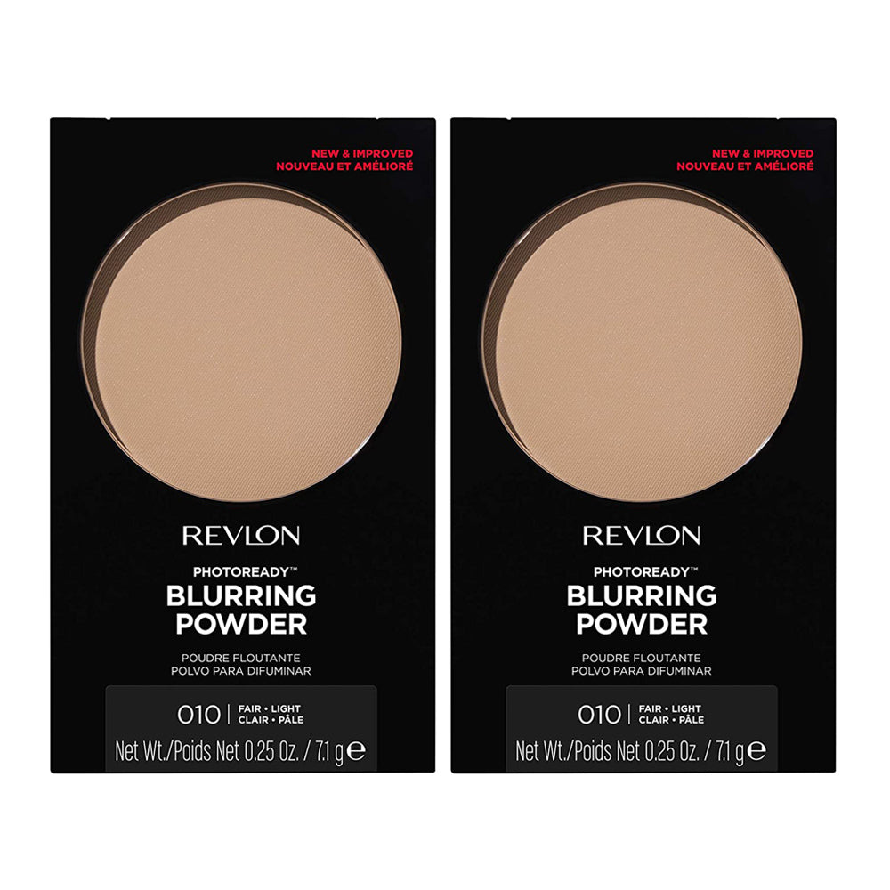 Revlon PhotoReady Blurring Powder 7.1g 010 FAIR LIGHT - 2 pack makeup powder in fair light shade