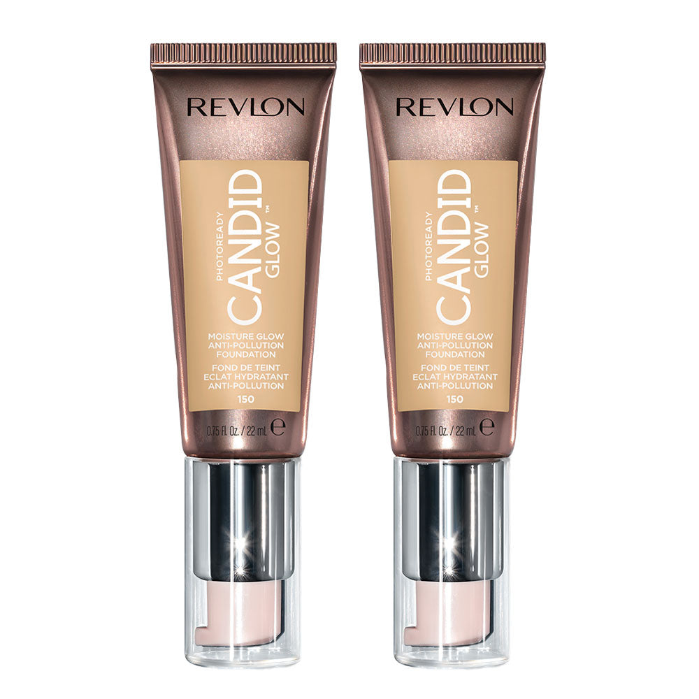 Revlon PhotoReady Candid Glow Moisture Glow Foundation 22ml 150 CREME BRULEE - 2 pack
