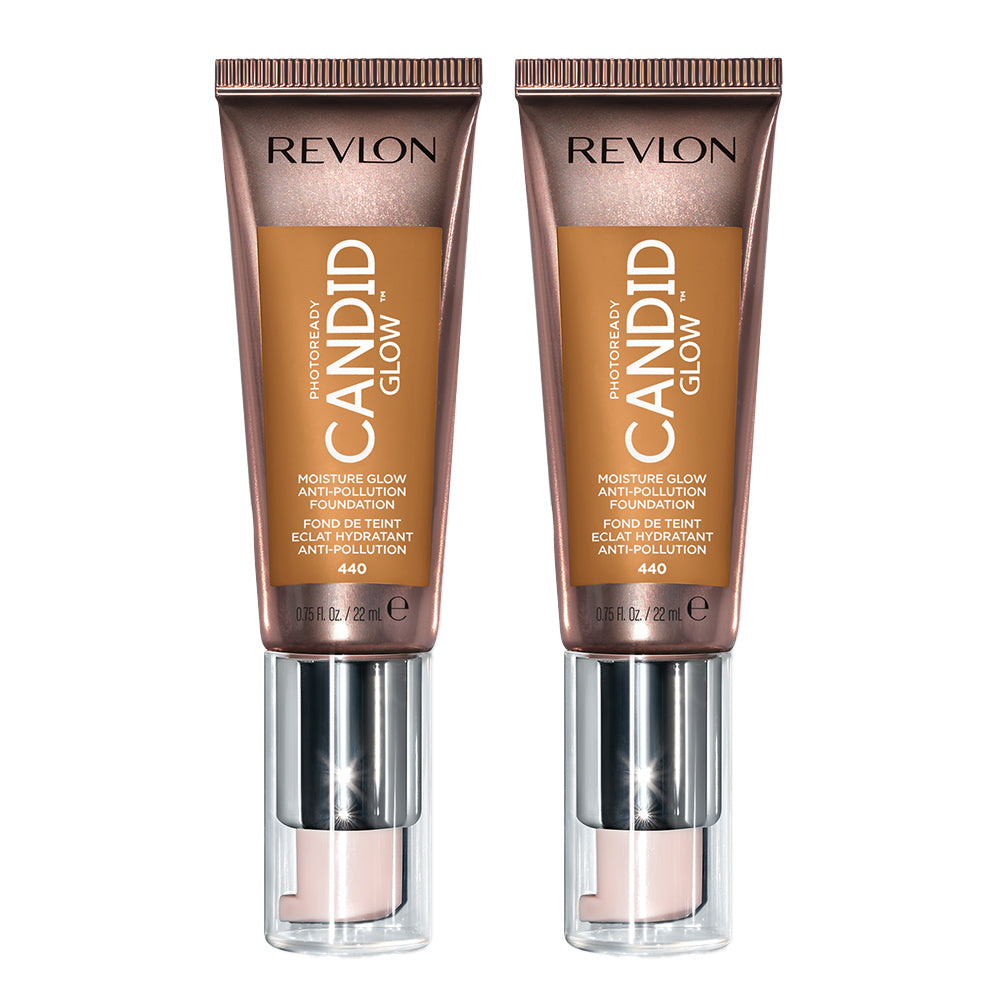 Revlon PhotoReady Candid Glow Moisture Glow Foundation 22ml 440 CARAMEL - 2 pack