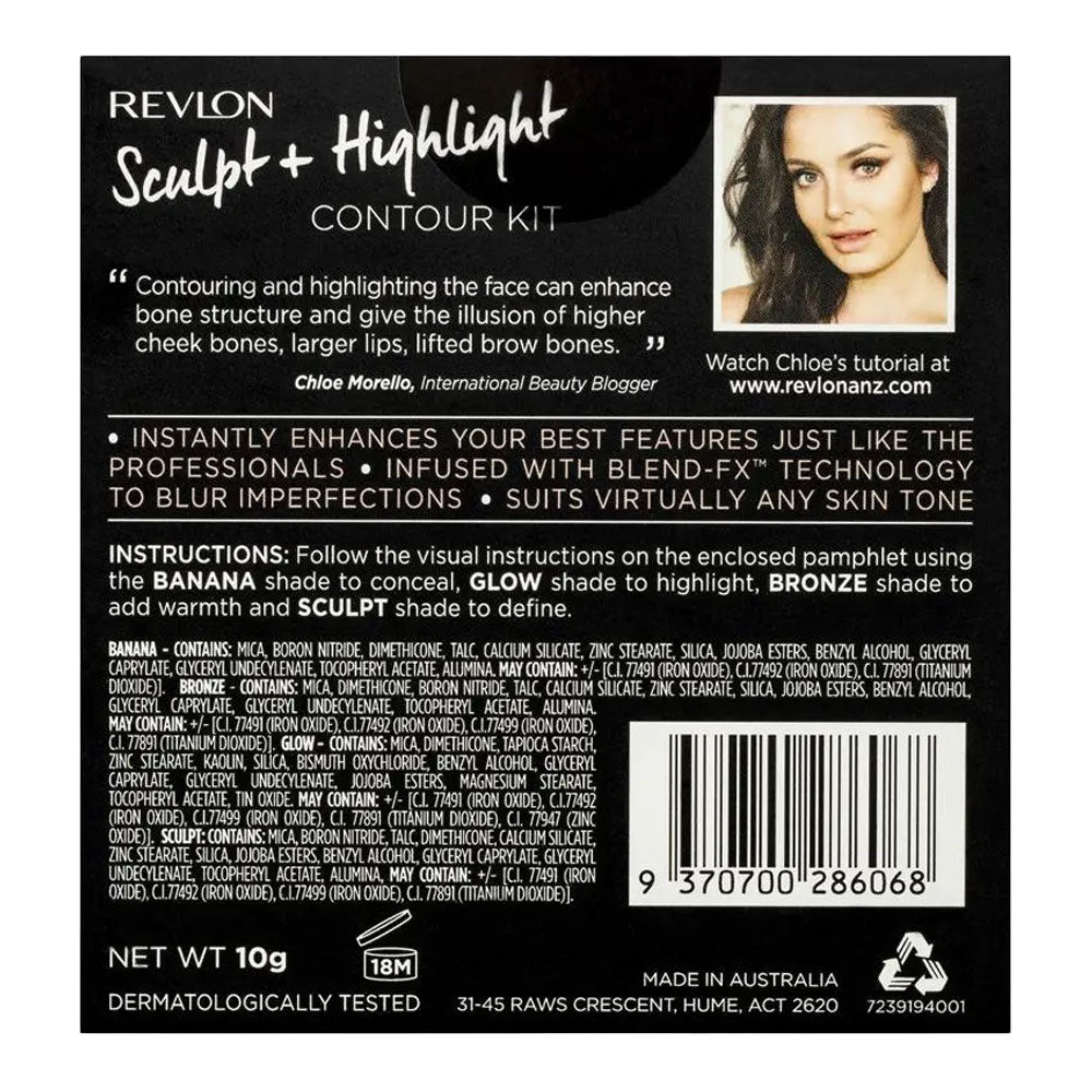 Revlon Sculpt + Highlight Contour Kit 10g 001 LIGHT MEDIUM