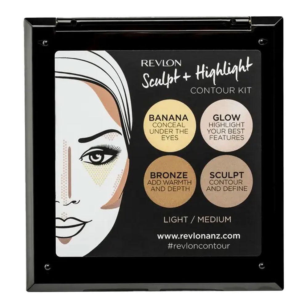 Revlon Sculpt + Highlight Contour Kit 10g 001 LIGHT MEDIUM