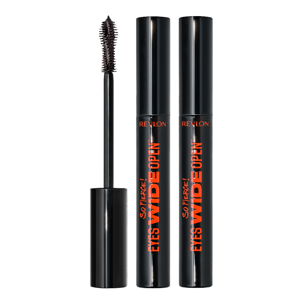 Revlon So Fierce! Eyes Wide Open Mascara in Blackest Black - 7ml 2 pack