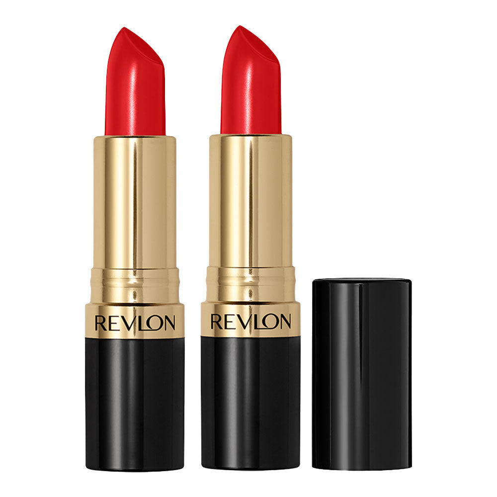 Revlon Super Lustrous Lipstick 4.2g 654 RAVISH ME RED - 2 pack