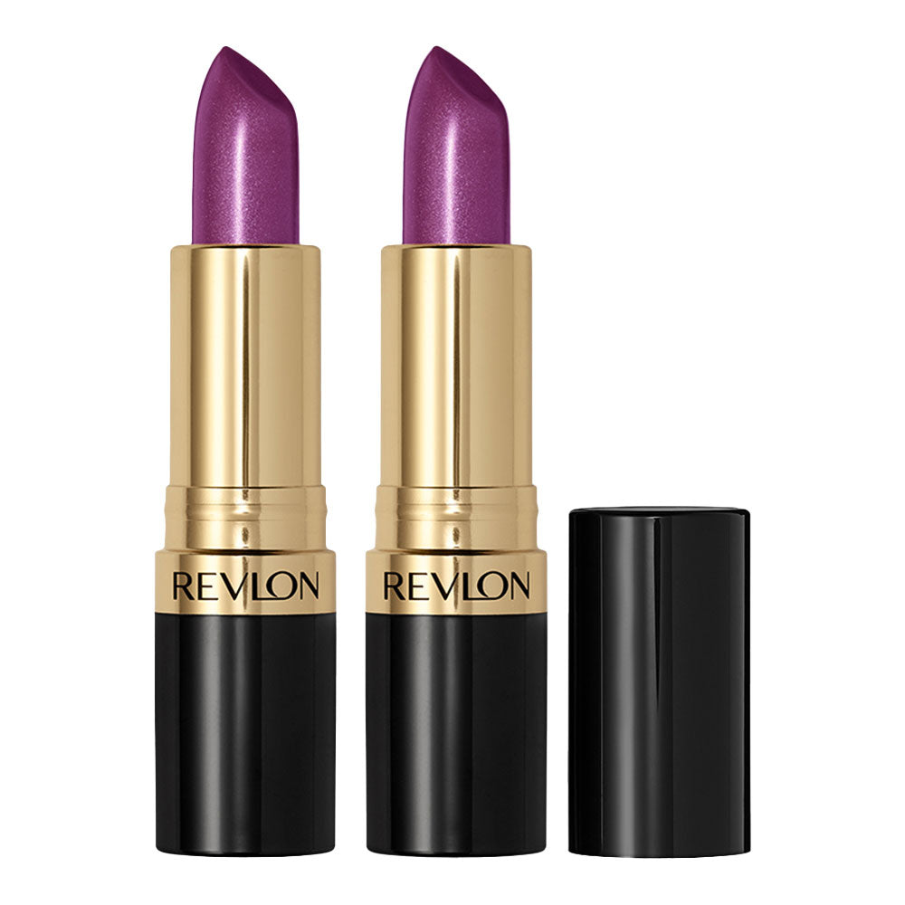 Revlon Super Lustrous Lipstick Pearl Finish 4.2g 027 VIOLET FRENZY - 2 pack