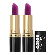 Revlon Super Lustrous Matte Lipstick 4.2g 030 VIOLET RUSH - 2 pack