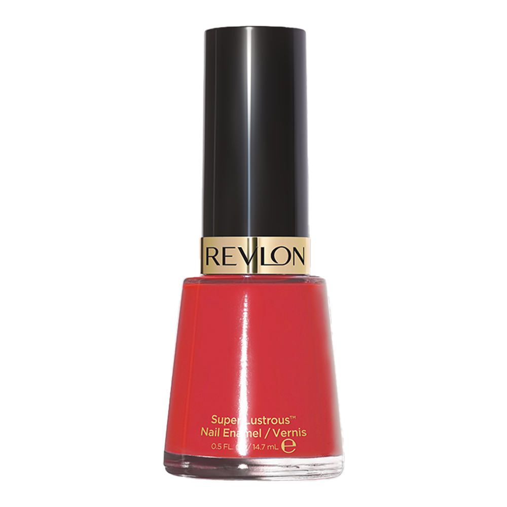 Revlon Super Lustrous Nail Enamel 14.7ml 640 FEARLESS nail polish bottle in fearless red shade