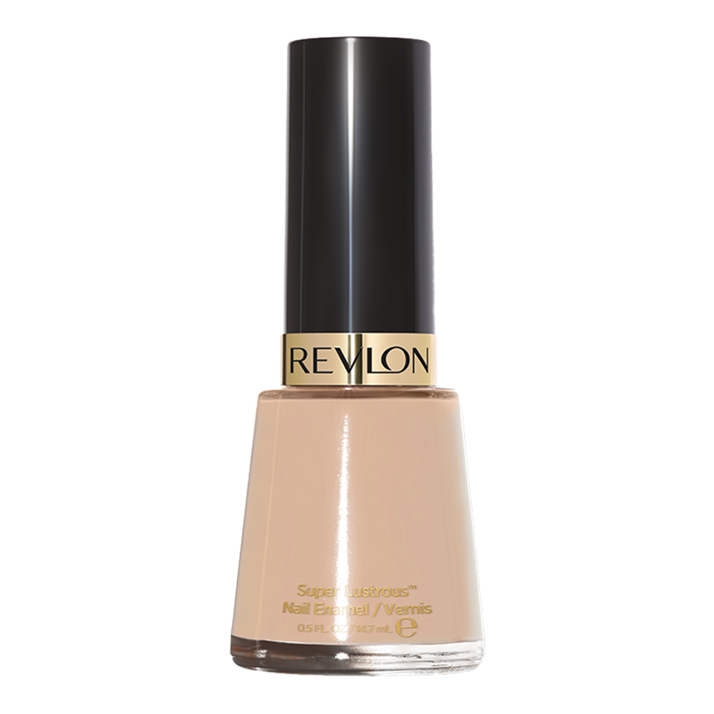 Revlon Super Lustrous Nail Enamel 14.7ml 705 GRAY SUEDE nail polish bottle in gray suede color