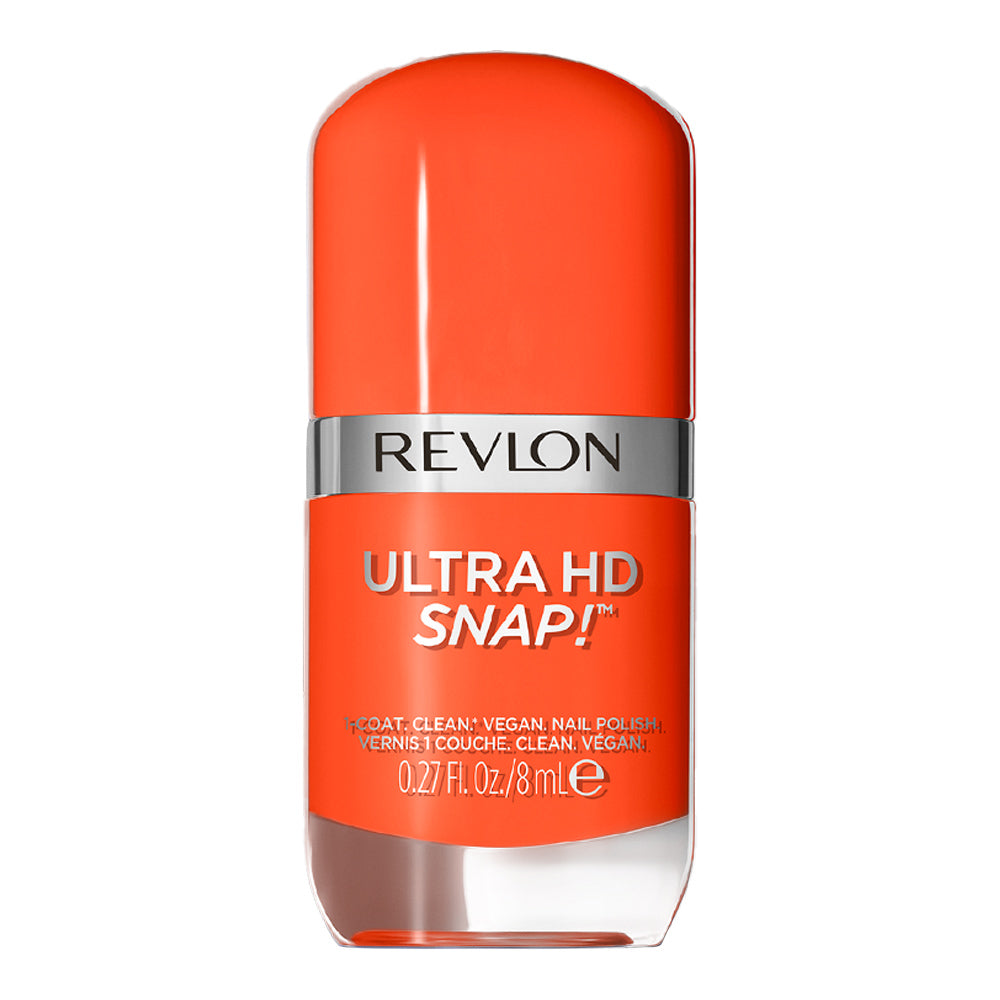 Revlon Ultra HD Snap! Nail Polish 8ml 007 HOT STUFF in Hot Stuff shade, 8ml bottle