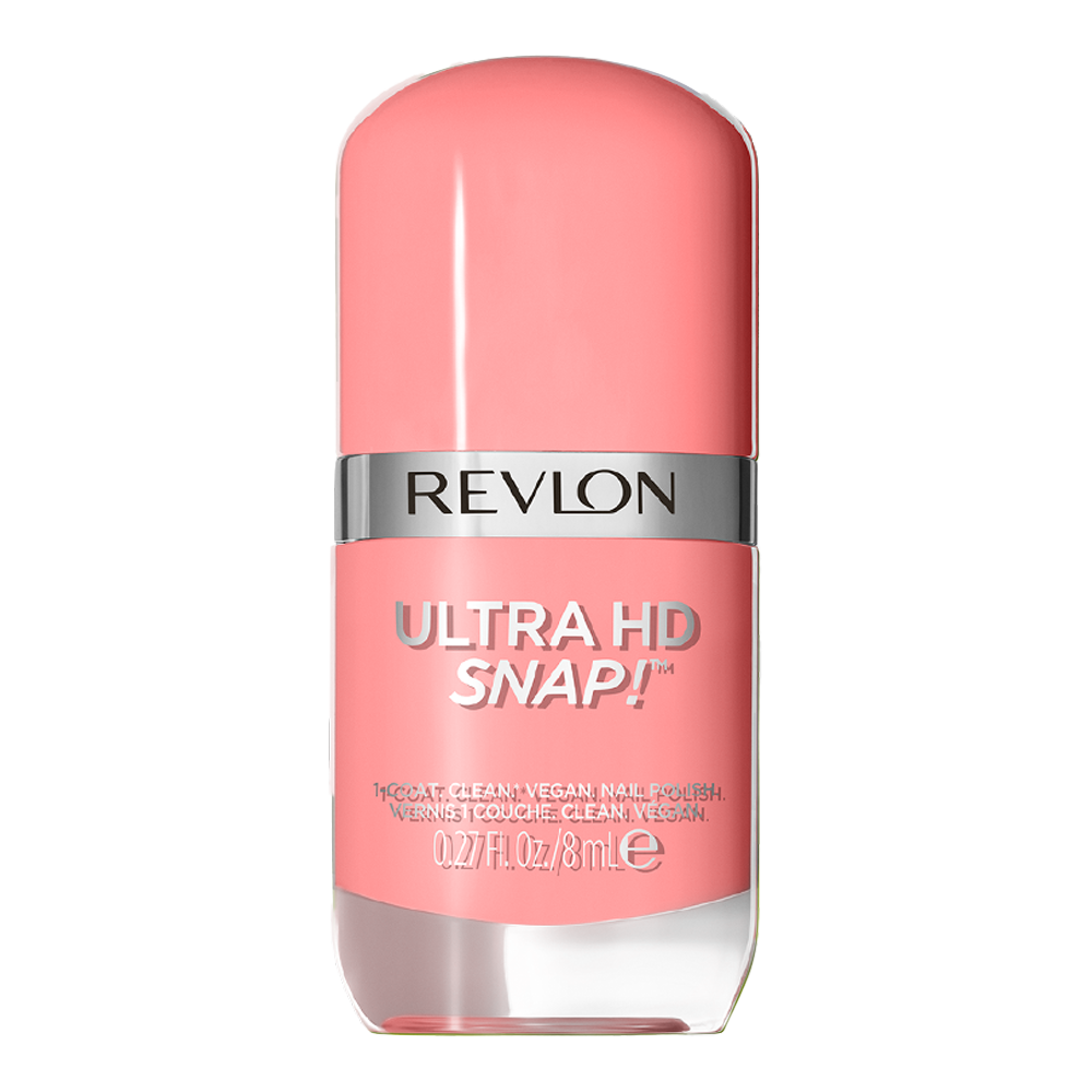Revlon Ultra HD Snap! Nail Polish 8ml 027 THINK PINK small bottle in color pink