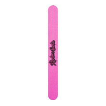 Load image into Gallery viewer, Revlon X Barbie Nail File 80642 manicure tool in pink and black design
