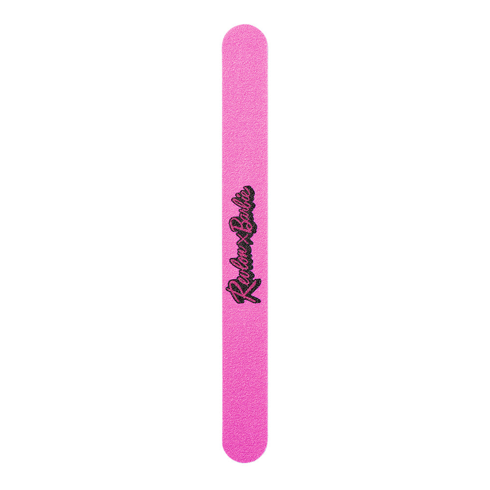 Revlon X Barbie Nail File 80642 manicure tool in pink and black design