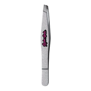 Revlon X Barbie Slant Tip Tweezer 63806 beauty tool in pink color