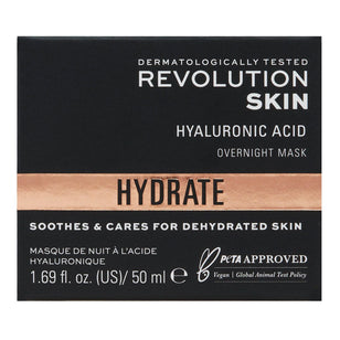 Revolution Skin Hydrate Hyaluronic Acid Overnight Mask 50ml