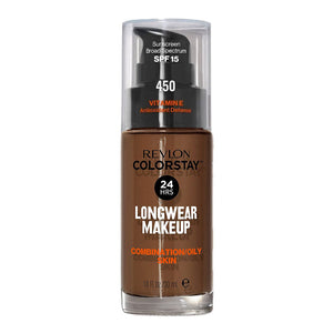 Revlon ColorStay Longwear Makeup for Combination/Oily Skin SPF15 in shade 450 MOCHA, 30ml bottle