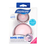 Manicare Sonic Mini Facial Cleanser & Replacement Brush Heads 3pk bundle