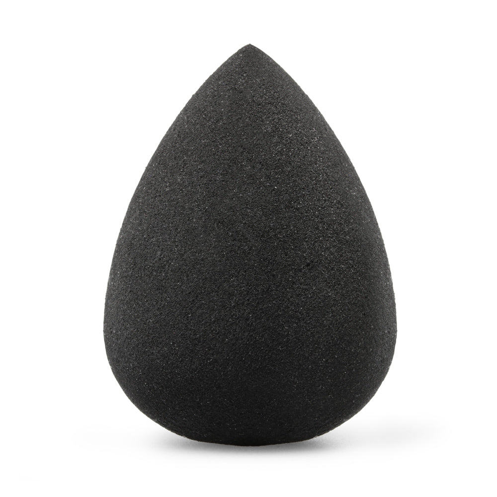 Teardrop beauty sponge in black color